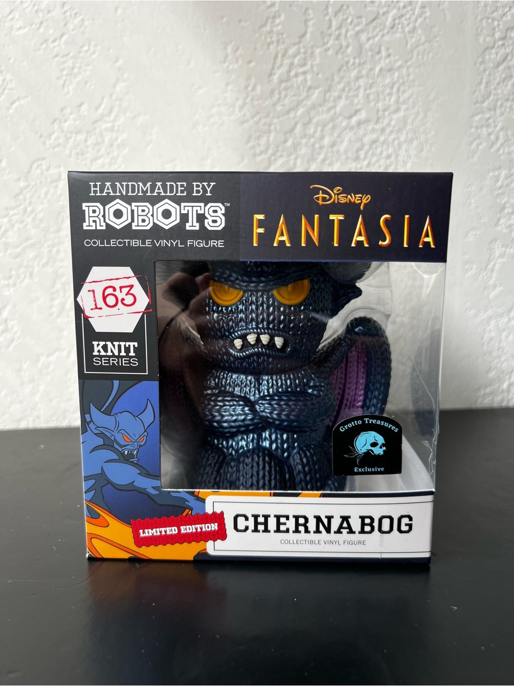 Handmade by Robots Disney Chernabog Knit Series Collectible Vinyl Figure *READ